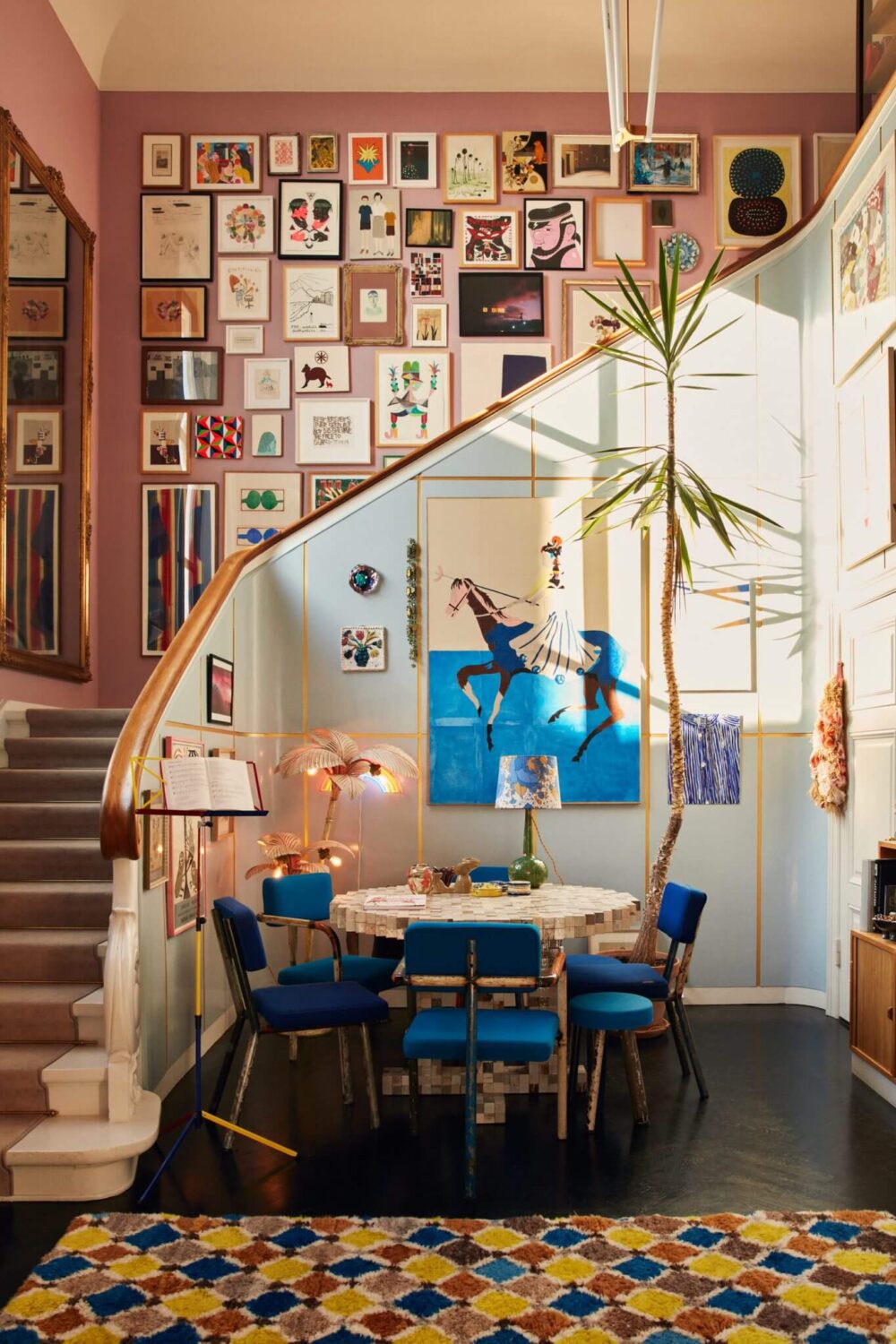 These Colorful Scandinavian Interiors Will Wow You 1 colorful-scandinavian-interiors-gallery-wall