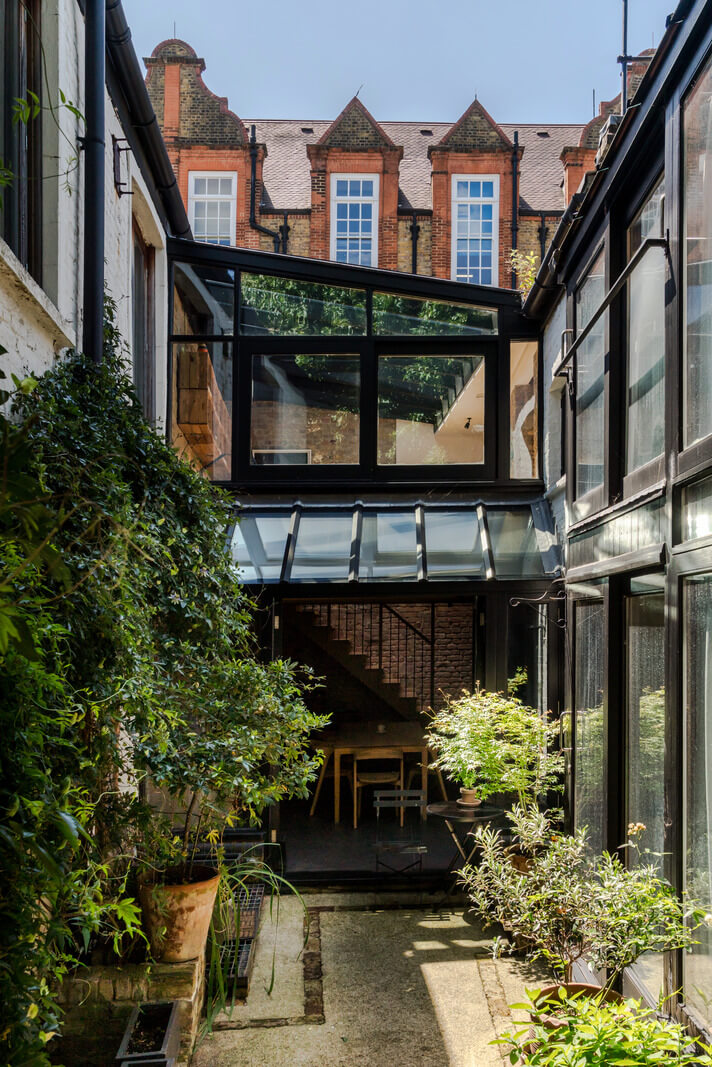 mews house glass extension