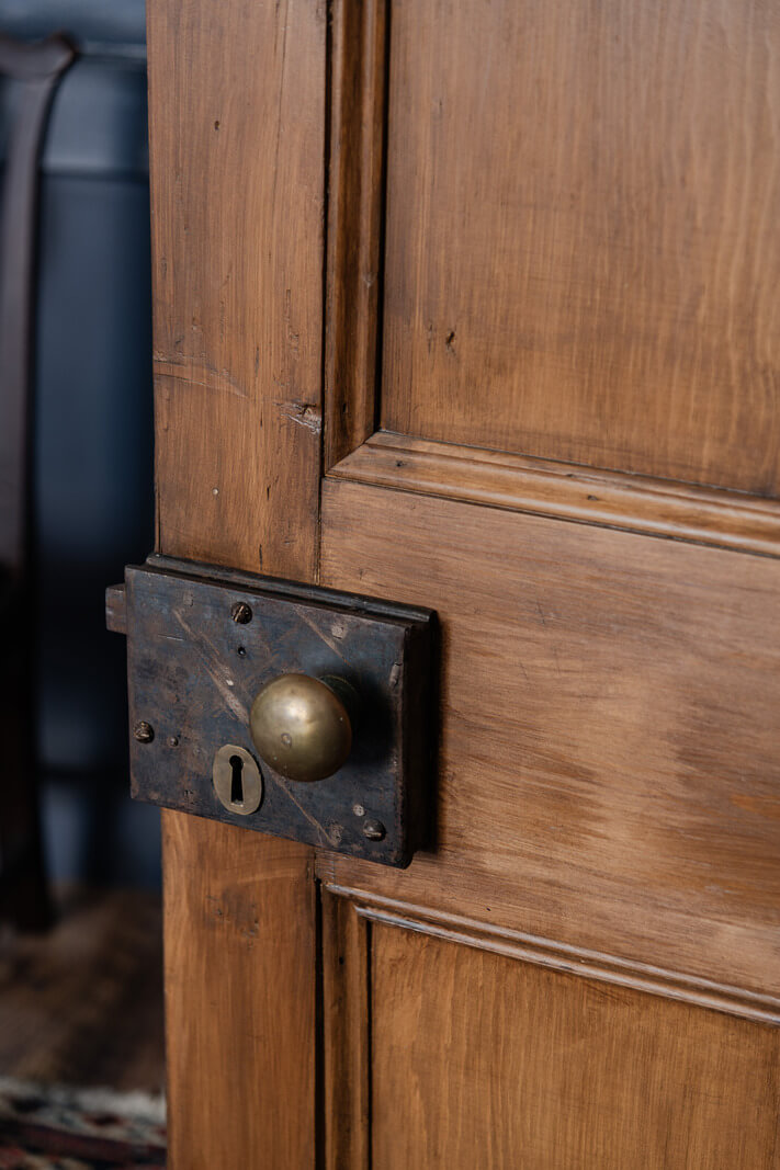 wooden door detail
